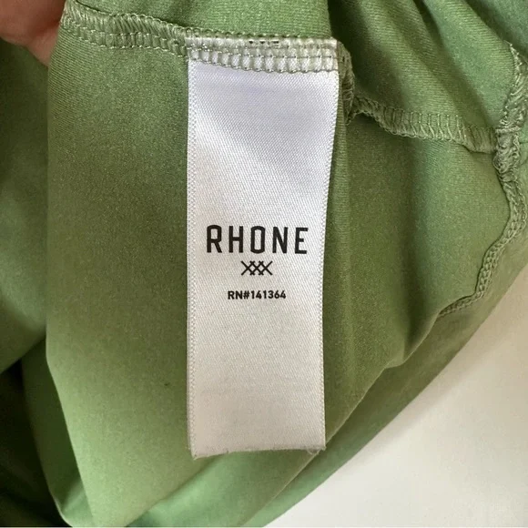 RHONE Reign Campsite Green Heather Short Sleeve Performance T-Shirt Size M - Picture 7 of 10